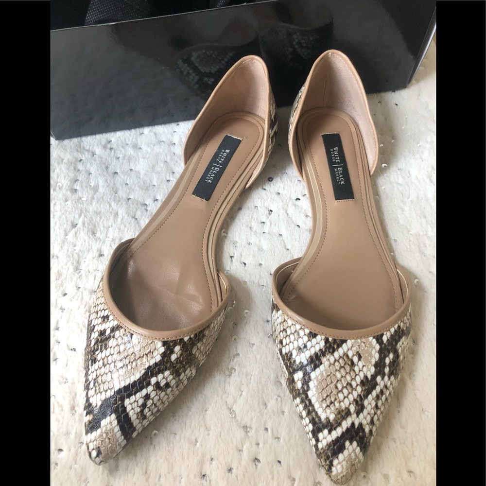 WHITE BLACK “LITZY” SLIPPERS